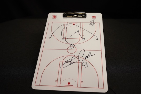 Sherri Coale Autographed OU Clipboard Women’s Basketball Play