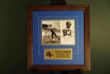 Steve Largent, University of Tulsa Autographed Frame 18 x 18.5