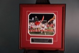 Baker Mayfield, OU vs Ohio State Flag Planting Frame 17 x 17 (No Autograph)