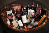 Deluxe Red Wine Gift Basket