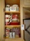 DISHES, COOKIE JAR & S/P SHAKERS X1