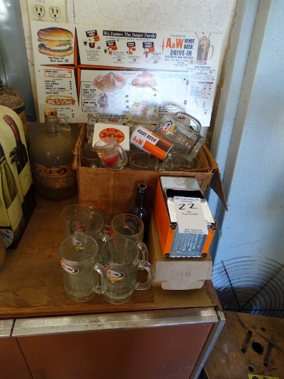 A&W ROOT BEER ITEMS