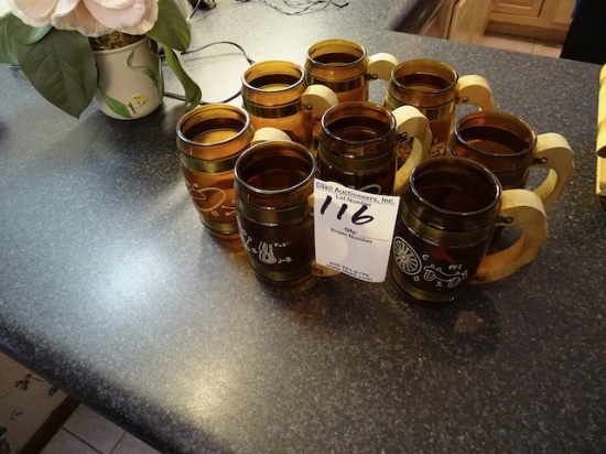 EARLY 1960 WESTERN MUGS X1 SET