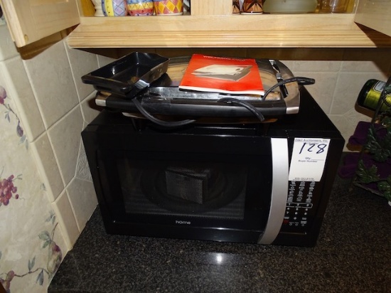 HOME MICROWAVE & WOLFGANG PUCK PANINI MAKER X1