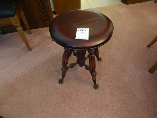 ANTIQUE PIANO STOOL