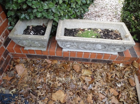CONCRETE POTS (X3)