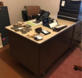 METAL DESK & CHAIR