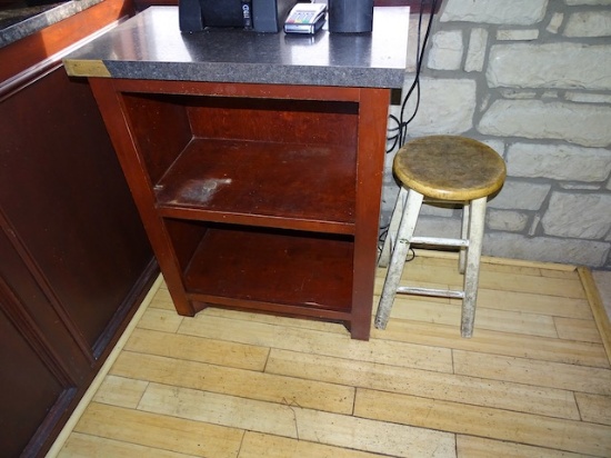 HOSTESS STAND & STOOL