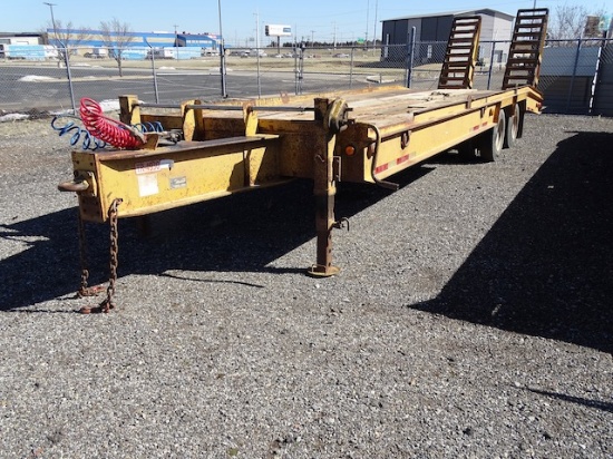 2000 BELSHE 22' EQUIPMENT TRAILER