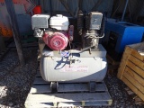 TO BE SOLD AT LATER DATE--INDUSTRIAL AIR COMPRESSOR W/11 HP HONDA ENGINE (NEEDS REPAIR)