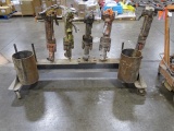 AIR JACK HAMMERS ON DOLLY STAND