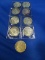 1921 MORGAN SILVER DOLLARS (X9)