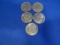 (2) 1971 & (3) 1776-1976 EISENHOWER SILVER DOLLARS (X5)
