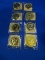 REPLICA OF THE FAMOUS 1849 $20 LIBERTY DOUBLE EAGLE LAYERED IN PURE 24K GOLD (X8)