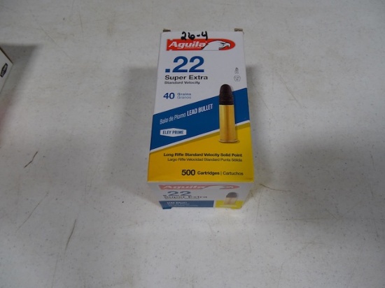 AGUILA AMMUNITION .22LR STANDARD VELOCITY SOLID POINT 40GR 50/box (X10)