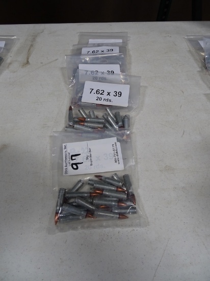 7.62 X 39 20 CARTRIDGE/BAG (X5)