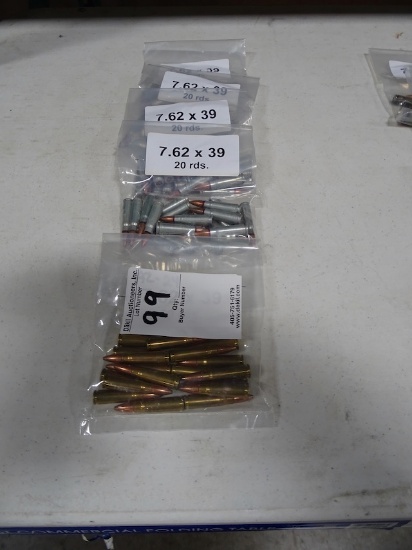7.62 X 39 20 CARTRIDGE/BAG (X5)