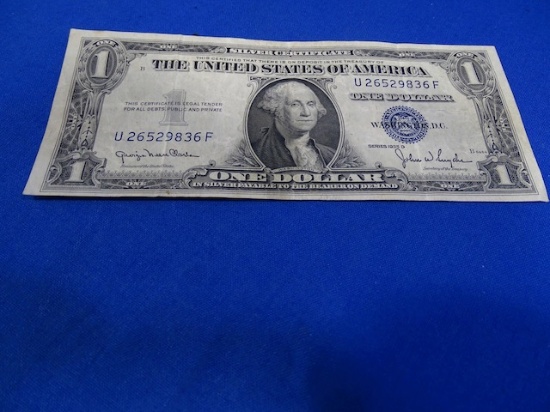 $1 1935D BLUE SEAL SILVER CERTIFICATE