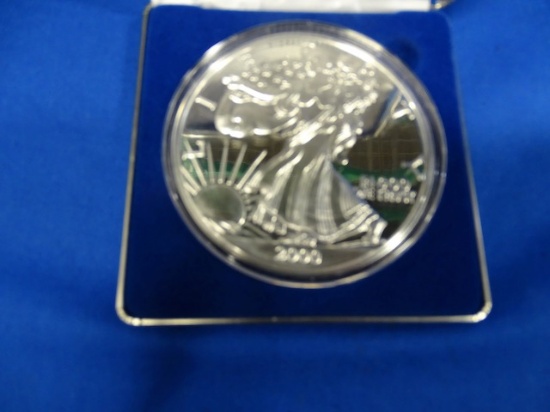 2000 LADY LIBERTY SILVER EAGLE GIANT HALF POUND FINE SILVER .999 REGISTRATION #2960-2000