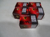 MONARCH .223 REM 55GR FMJ 20/BOX (X5)