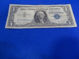 $1 1957A BLUE SEAL SILVER CERTIFICATE