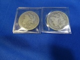 1880 & 1889 MORGAN SILVER DOLLAR (X2)