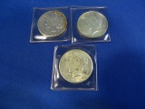 1922 PEACE SILVER DOLLARS (X3)