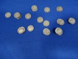 ROOSEVELT DIMES 1946,1947,1948,1951,1952,1954,1956,1957,1958,1959,1961,1962 & 1964 (X33)