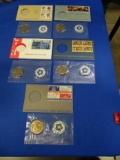 1972 THRU 1976 BICENTENNIAL COMMEMORATIVE MEDAL COINS (X5)