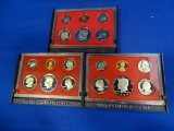 1980-1982 UNITED STATES PROOF SET (X3)