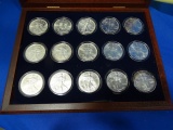 SILVER EAGLE COMMEMORATIVE DOLLAR COLLECTION 1985-2000