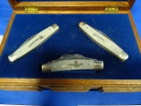 DIXIE COMMEMORATIVE COLLECTION KNIFE SET W/MUSIC BOX