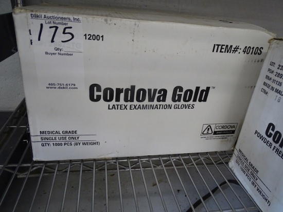 GOLD EXAM GLOVES X1