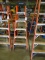 WERNER 6' STEP LADDER FIBERGLASS SIDE RAILS LADDER