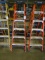 WERNER 6' STEP LADDER FIBERGLASS SIDE RAILS LADDER