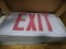 SURE-LITE & ALL PRO EXIT LIGHTS (X3)