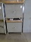 LYON 2 DOOR STORAGE CABINETS W/WORK TOP (X2)