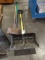 FLAT SHOVELS & A SNOW SHOVEL (X3)