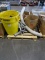 PALLET W/TRASHCAN, 4