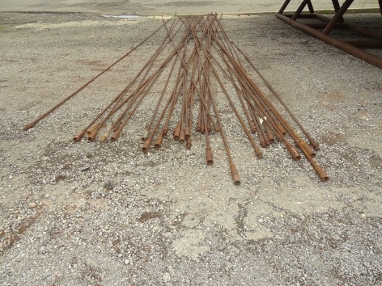25' LONG SUCKER RODS (X32)