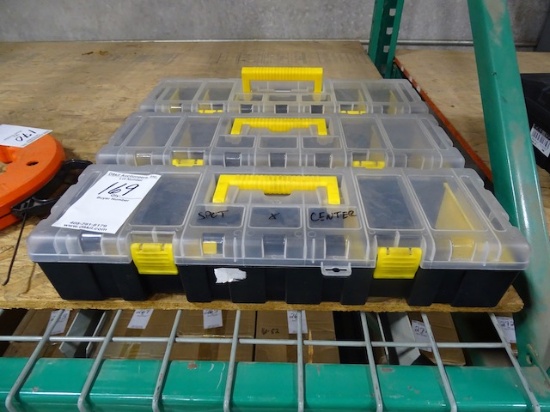 TOOL/HARDWARE CONTAINERS (X3)