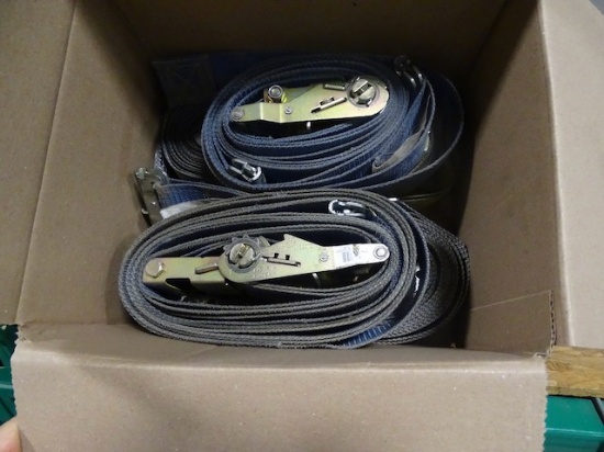 2" WIDE E-TRACK TIE DOWN STRAPS (X6)