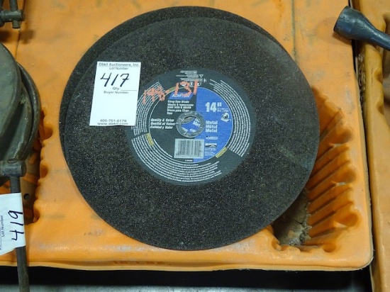 14" NORTON CHOP SAW BLADE METAL (X2)