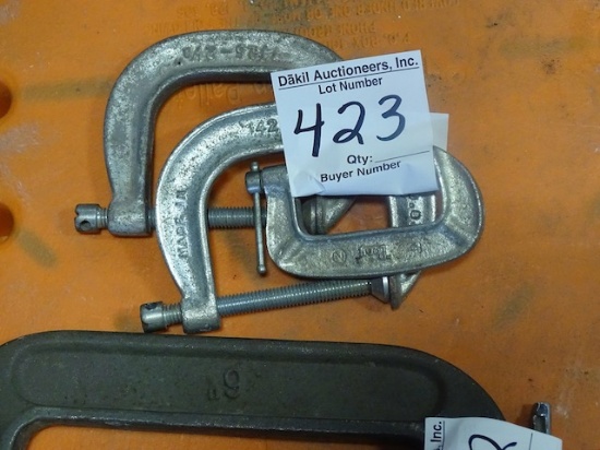 2 1/2" C CLAMPS (X3)