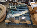 MOTORS, BLOWER PARTS, LARGE ZIP TIES & MIKITA ELECTRIC HAMMER DRILL