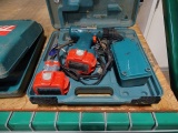 MAKITA 9.6V DRILL W/2 BATTERIES & CHARGER MODEL:6222D