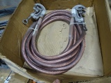 NEW 25' GROUND CABLE W/CLAMPS