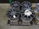 CHROME GMC DENALI 6-HOLE RIMS 20X9 (X4)