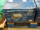 NEW HUBBELL MINILITER V WIDE BEAM FLOOD 250-400 PS.MH QUAD TAP (X3)