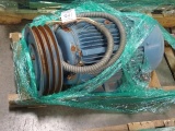 LEESON 20HP ELECTRIC MOTOR 3PHASE W/PULLEY